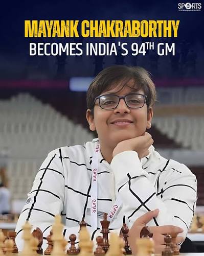 GM Mayank Chakraborty - India's 94th Chess Grandmaster